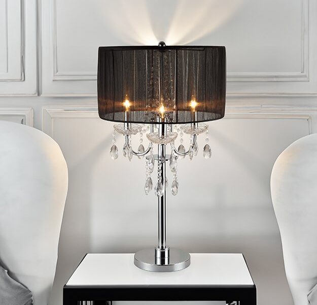 6121T CHANDELIER TABLE TOUCH LAMP 29.5"H