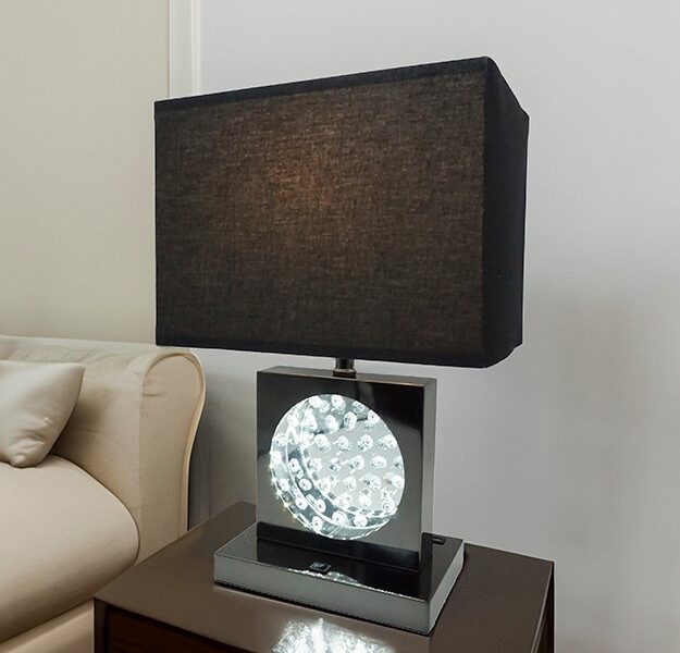 6289T-BN TABLE LAMP BLACK NICKEL-LED ACCENT