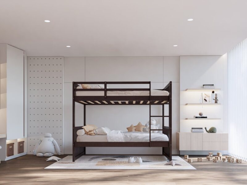 BB10 Twin/Twin Bunk Bed Espresso