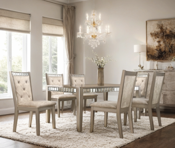 Clara - Dining Table + 6 Chair Set