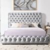 Dream Gray Platform Bed - Queen, King