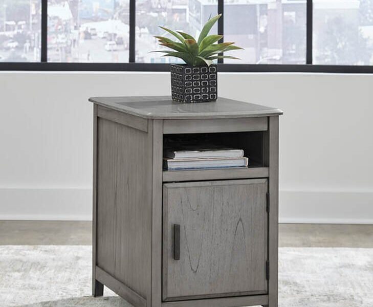 T310-417 Side End Table (USB Ports/Power Outlet)