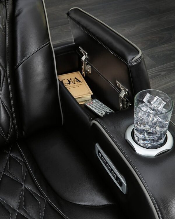 u27106-arm-strg-detail_orig.jpg U271-06 Power Reclining Set (Genuine Leather + Air Massage)